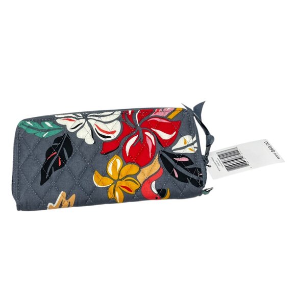 Vera Bradley RFID Tech Gray Coastal Paradise Wristlet New With Tags - Picture 6 of 9